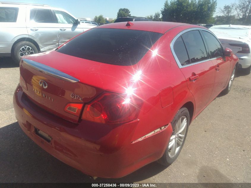2013 INFINITI G37 SEDAN X JN1CV6AR5DM350644