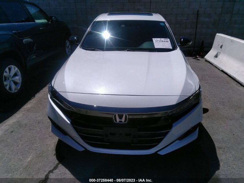 2021 HONDA ACCORD SEDAN SPORT - 1HGCV2F37MA018363