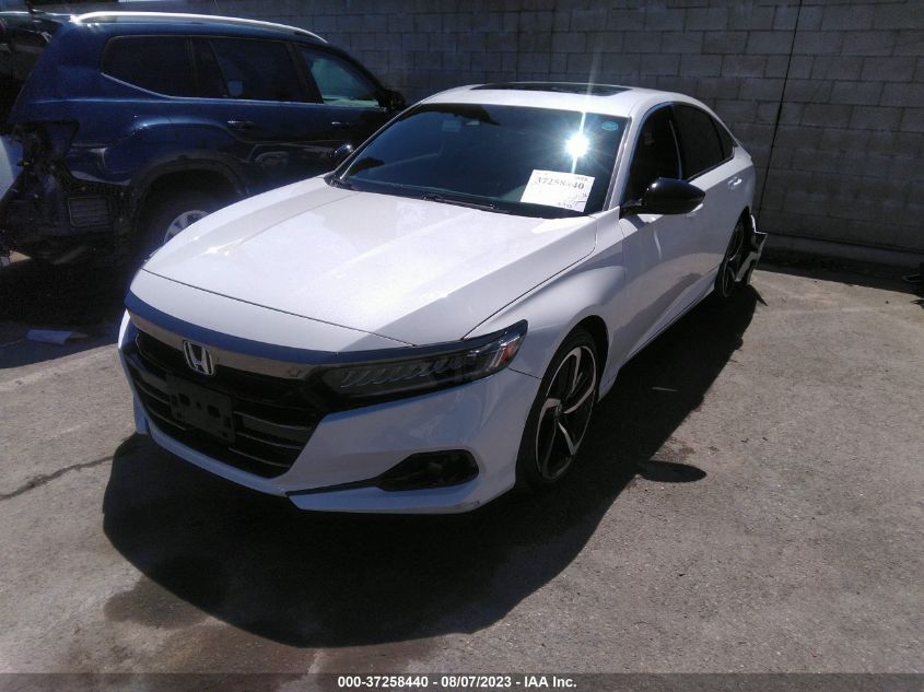 2021 HONDA ACCORD SEDAN SPORT - 1HGCV2F37MA018363