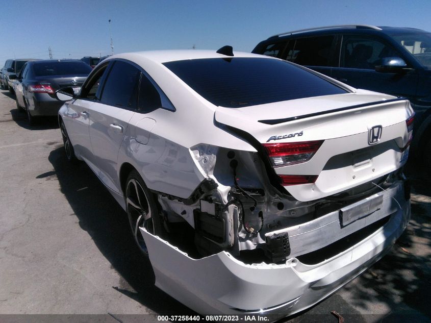 2021 HONDA ACCORD SEDAN SPORT - 1HGCV2F37MA018363