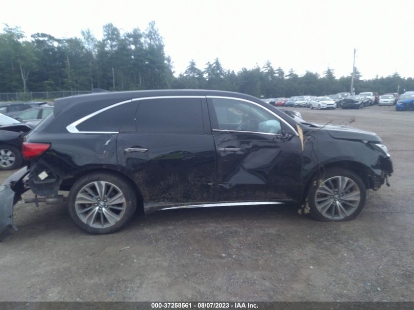 2018 ACURA MDX W/TECHNOLOGY - 5J8YD4H72JL000616