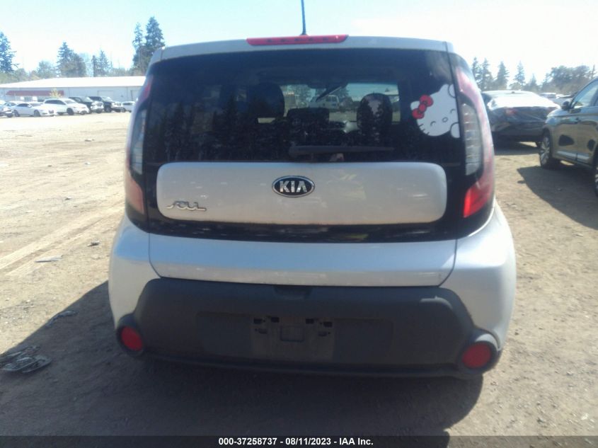 2016 KIA SOUL BASE - KNDJN2A22G7845144