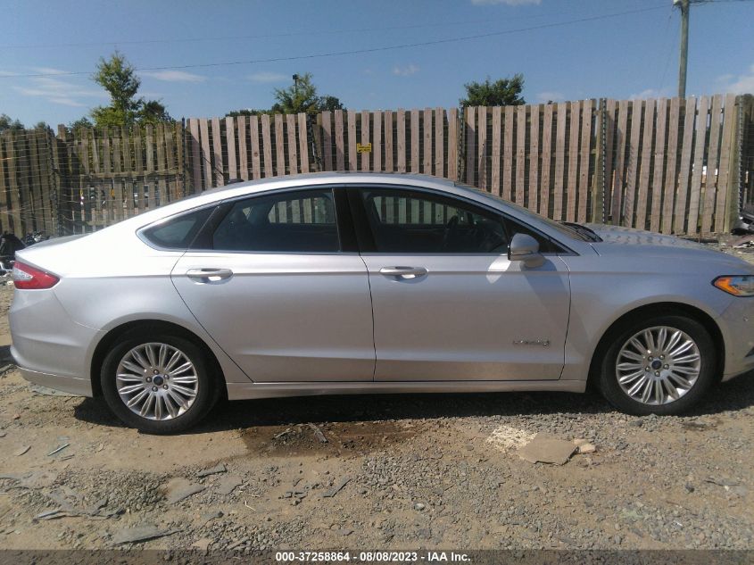 2016 FORD FUSION SE HYBRID - 3FA6P0LU4GR155302