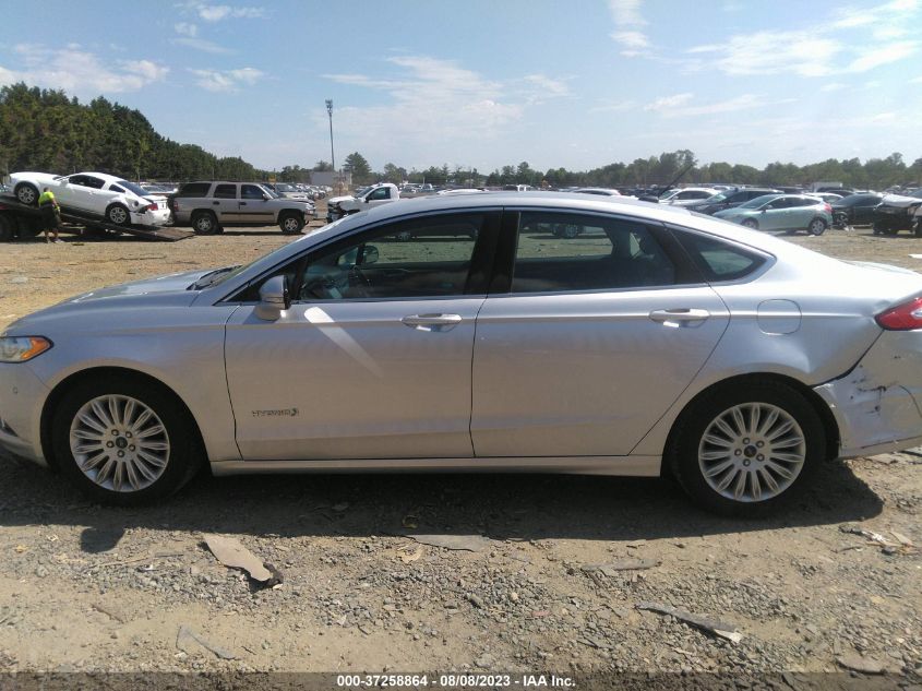 2016 FORD FUSION SE HYBRID - 3FA6P0LU4GR155302