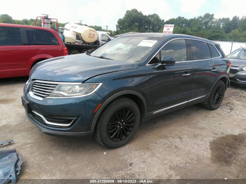 2016 LINCOLN MKX SELECT - 2LMTJ8KP2GBL30153