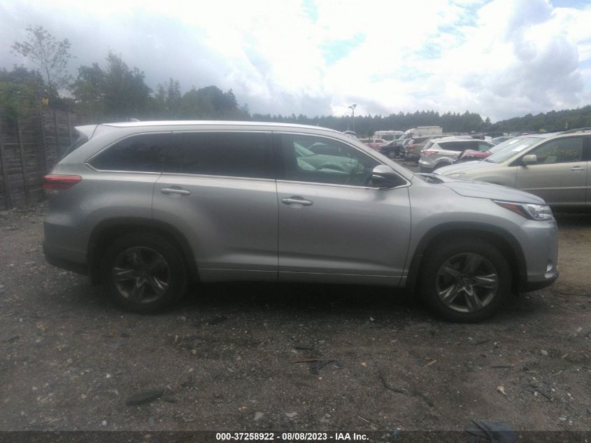2017 TOYOTA HIGHLANDER LIMITED - 5TDDZRFH4HS439509