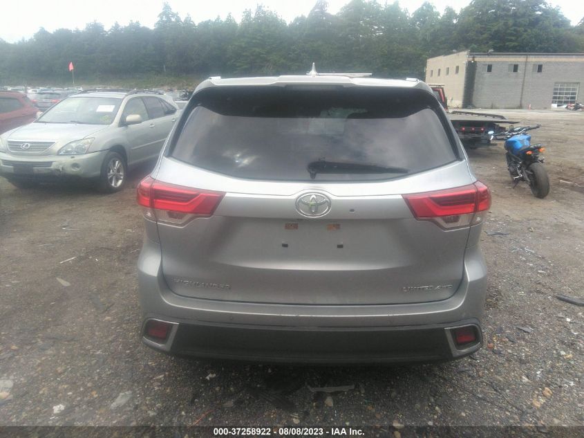 2017 TOYOTA HIGHLANDER LIMITED - 5TDDZRFH4HS439509