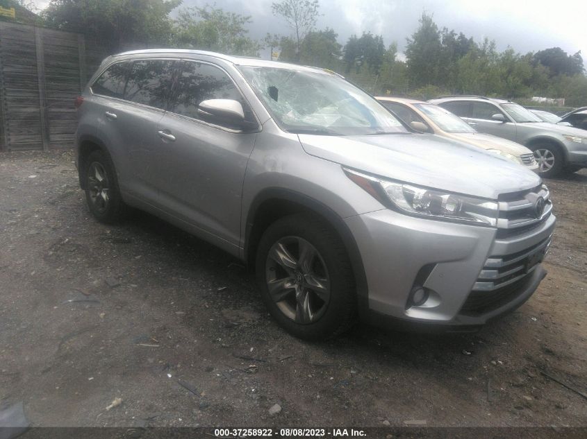 2017 TOYOTA HIGHLANDER LIMITED - 5TDDZRFH4HS439509