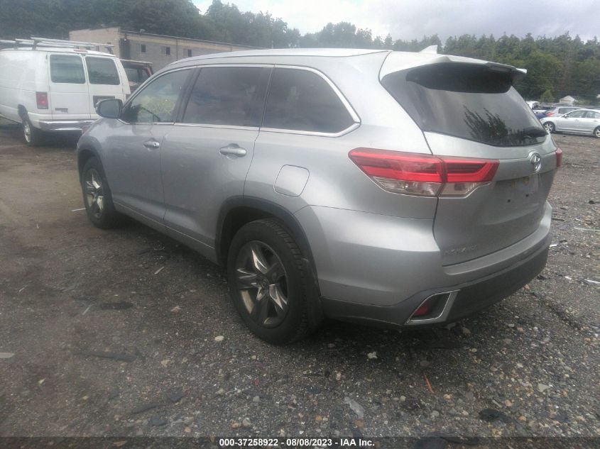 2017 TOYOTA HIGHLANDER LIMITED - 5TDDZRFH4HS439509