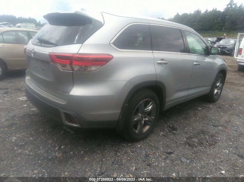 2017 TOYOTA HIGHLANDER LIMITED - 5TDDZRFH4HS439509