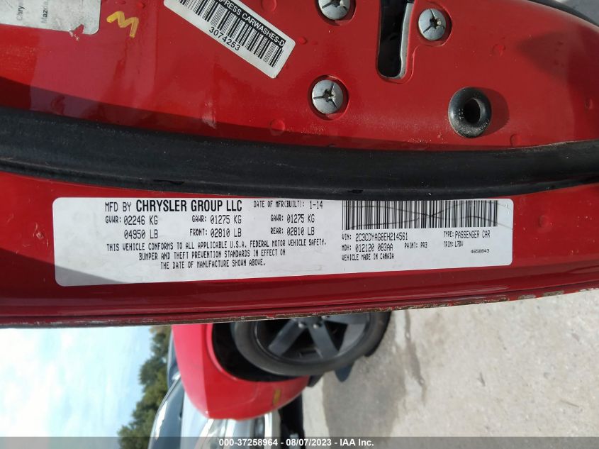 2014 DODGE CHALLENGER SXT - 2C3CDYAG8EH214561