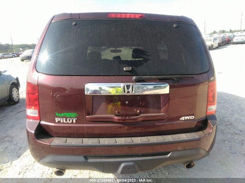 2013 HONDA PILOT EXL - 5FNYF4H58DB033392