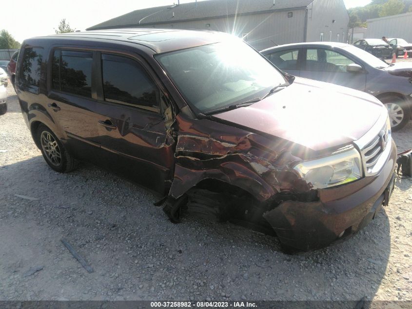 2013 HONDA PILOT EXL - 5FNYF4H58DB033392