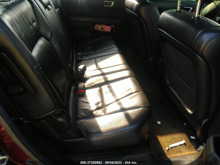 2013 HONDA PILOT EXL - 5FNYF4H58DB033392