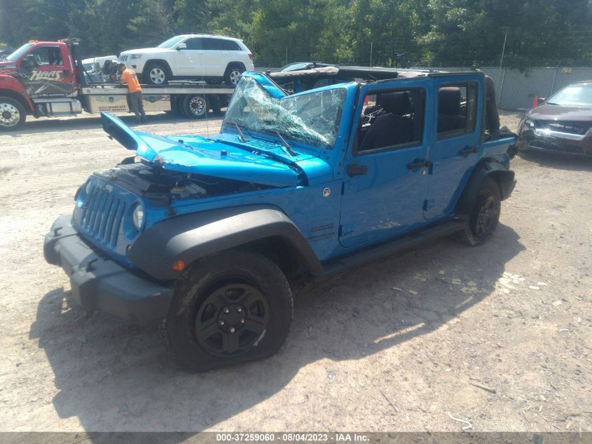 2015 JEEP WRANGLER UNLIMITED SPORT - 1C4BJWDG1FL608830