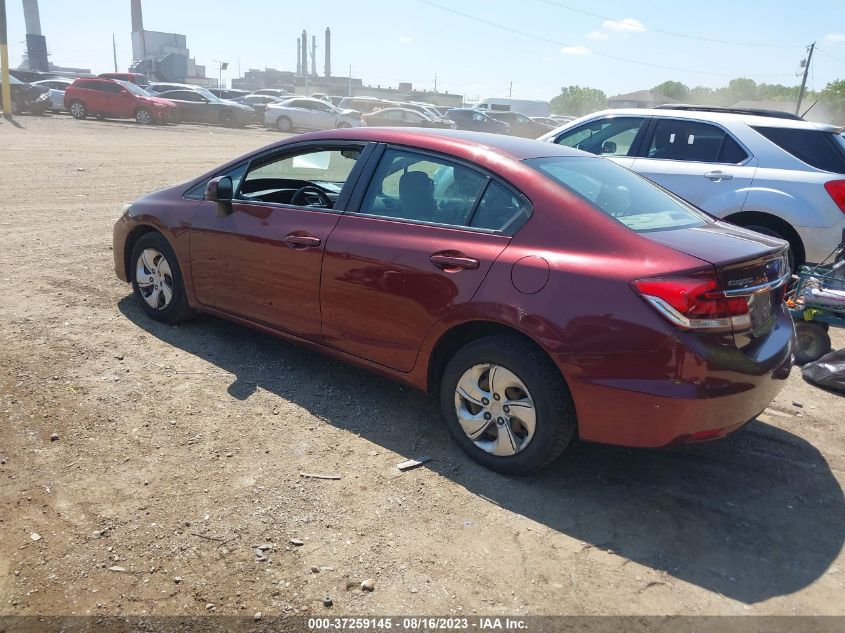 2013 HONDA CIVIC SDN LX - 19XFB2F56DE200669