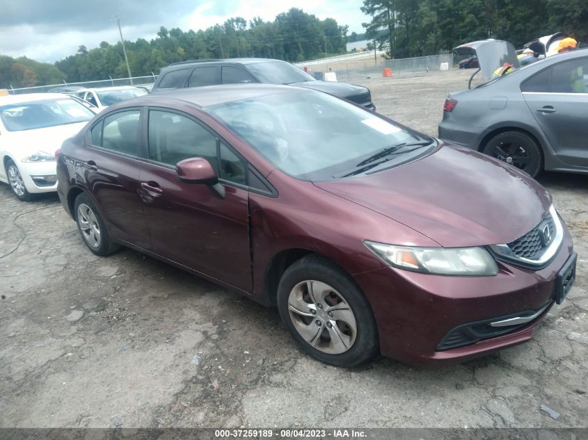 2013 HONDA CIVIC SDN LX - 19XFB2F57DE051737