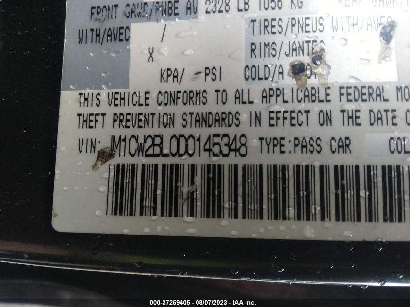 2013 MAZDA MAZDA5 SPORT - JM1CW2BL0D0145348
