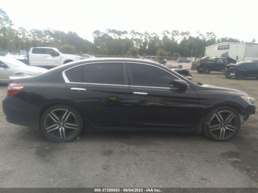 2017 HONDA ACCORD SEDAN SPORT SE - 1HGCR2F1XHA061104