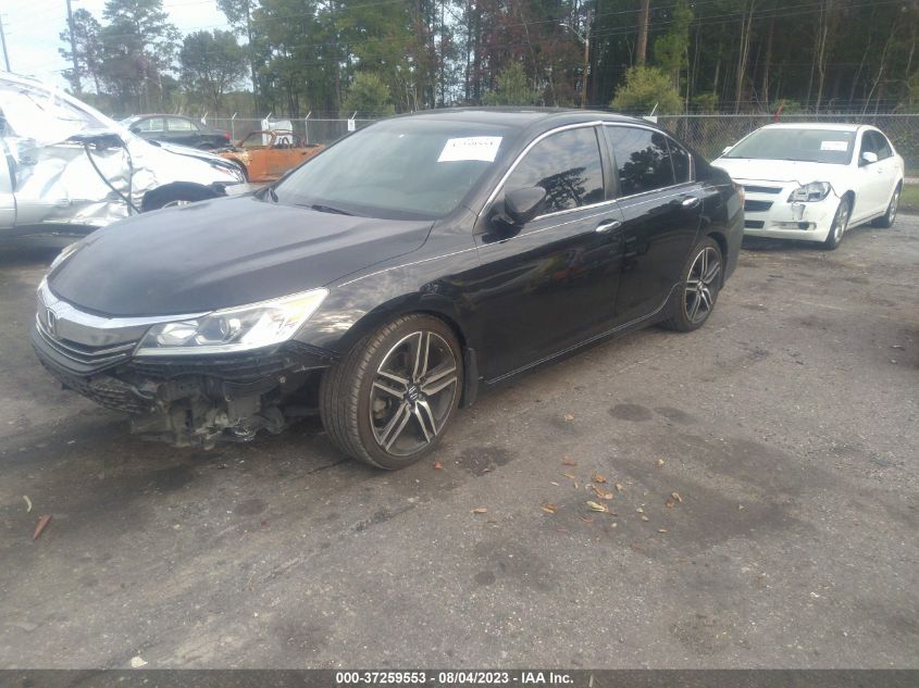 2017 HONDA ACCORD SEDAN SPORT SE - 1HGCR2F1XHA061104