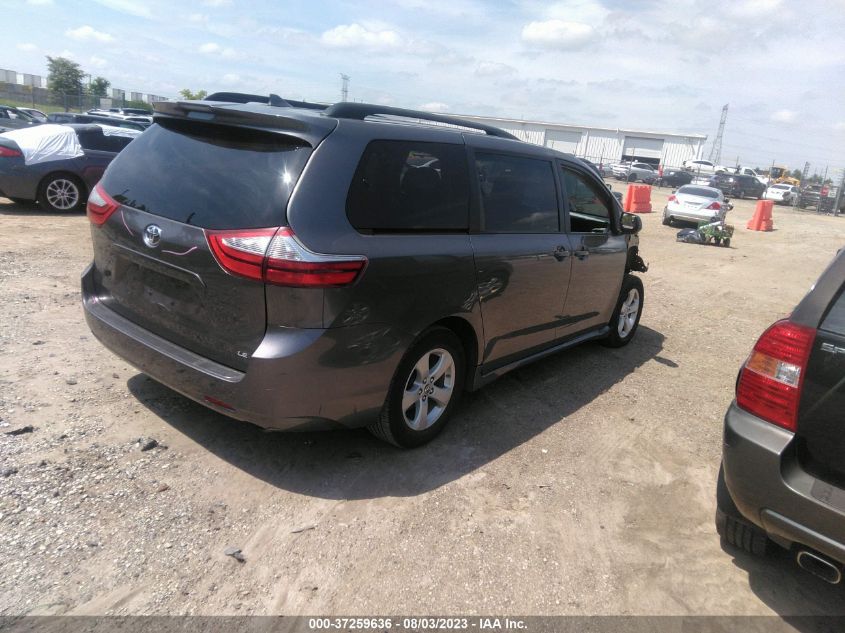 2019 TOYOTA SIENNA LE - 5TDKZ3DC1KS015854