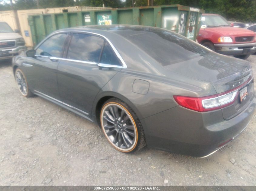 2017 LINCOLN CONTINENTAL RESERVE - 1LN6L9NPXH5628900