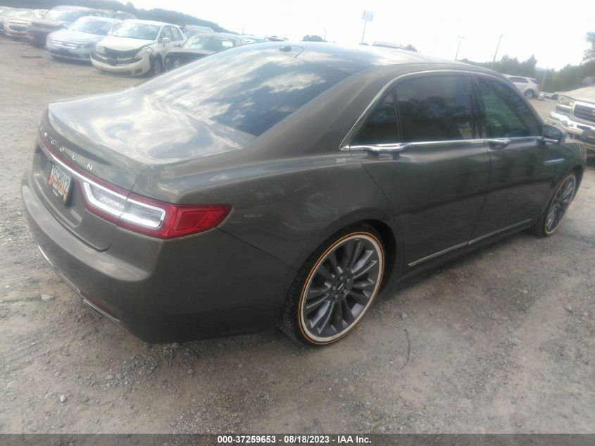 2017 LINCOLN CONTINENTAL RESERVE - 1LN6L9NPXH5628900