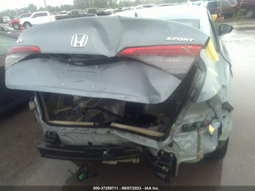 2022 HONDA CIVIC SEDAN SPORT - 2HGFE2F58NH555907