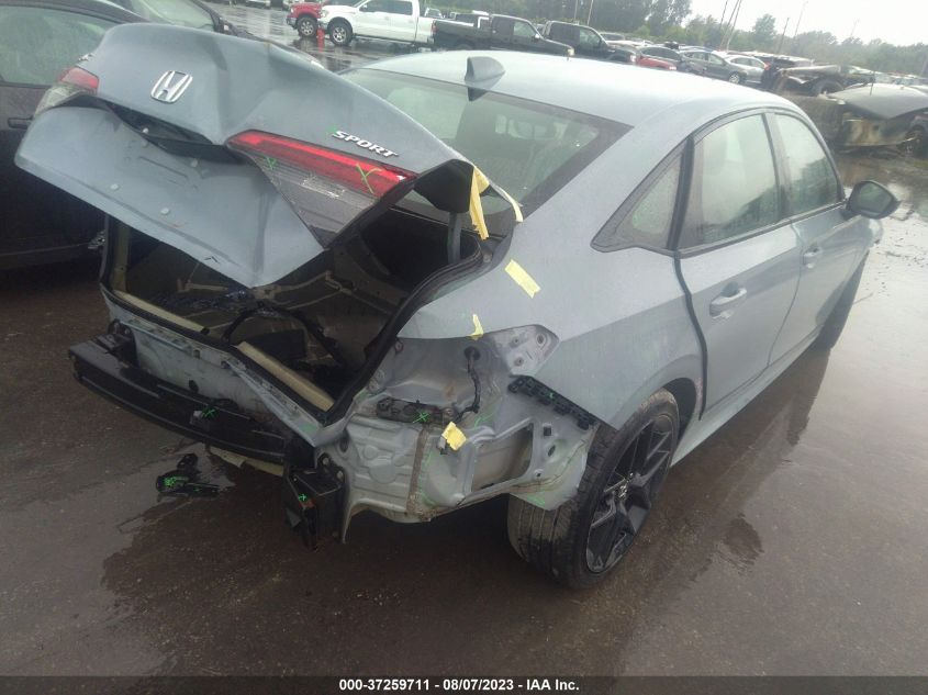 2022 HONDA CIVIC SEDAN SPORT - 2HGFE2F58NH555907