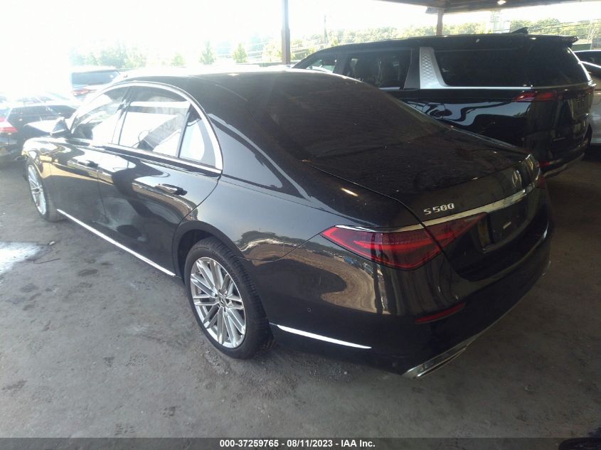 W1K6G7GB3MA019377 Mercedes-Benz S 580 4MATIC 3