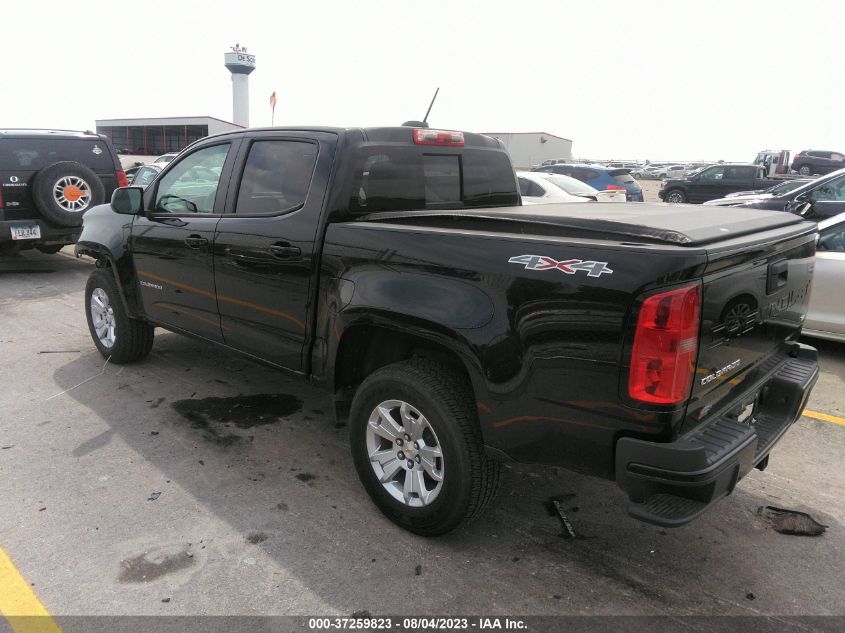 2021 CHEVROLET COLORADO LT - 1GCGTCEN5M1109601