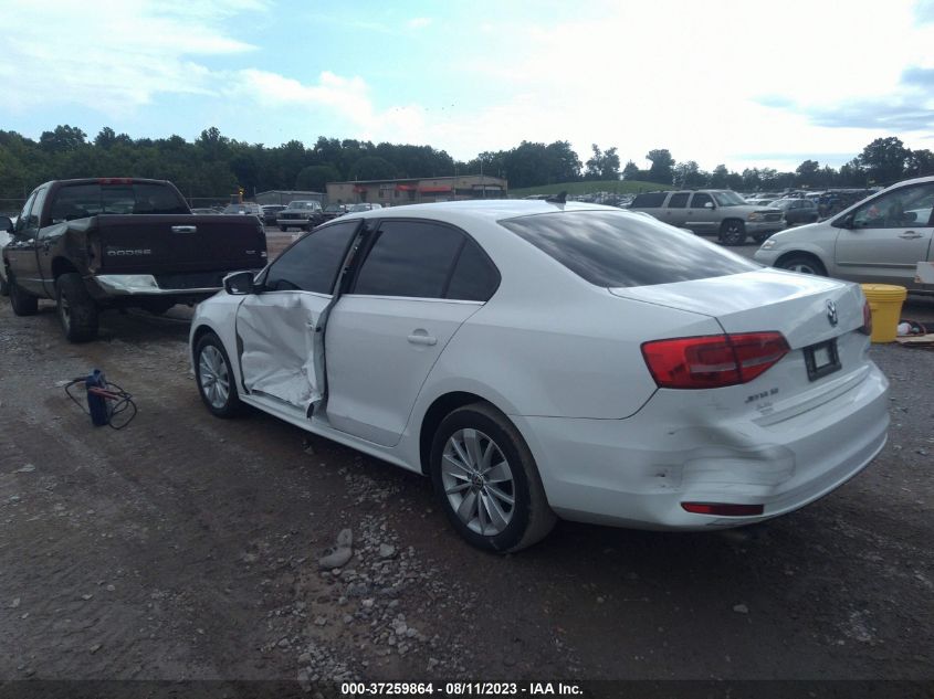 2015 VOLKSWAGEN JETTA SEDAN 2.0L TDI SE - 3VWLA7AJ7FM301684