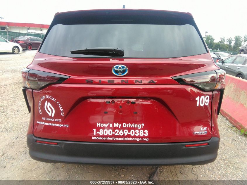 5TDKRKEC9PS139015 2023 TOYOTA SIENNA, photo no. 16