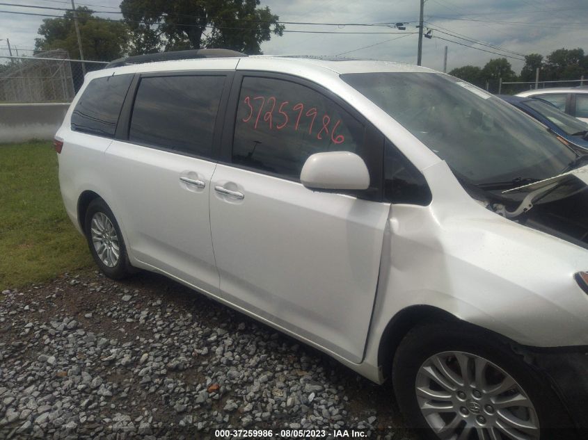 2015 TOYOTA SIENNA XLE/XLE AAS/LTD - 5TDYK3DC2FS617649