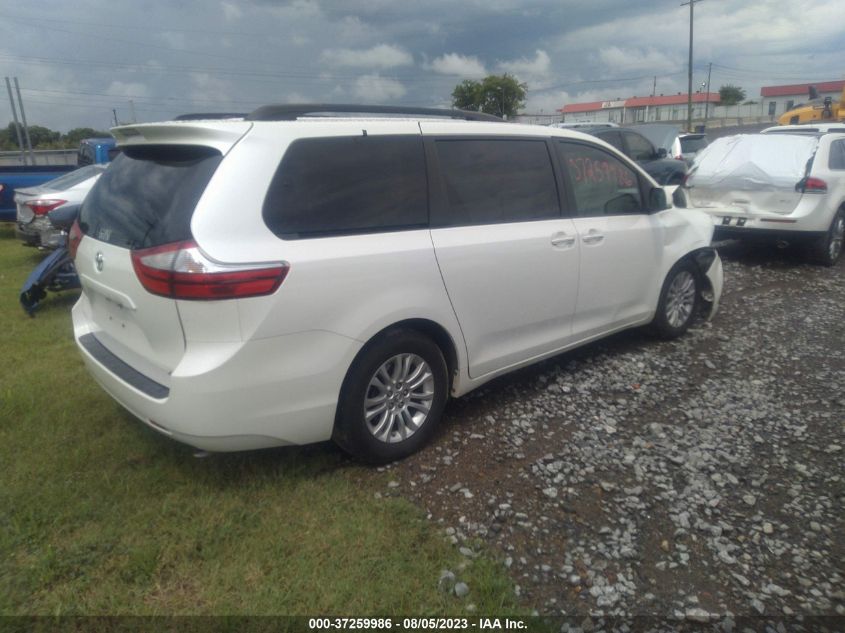 2015 TOYOTA SIENNA XLE/XLE AAS/LTD - 5TDYK3DC2FS617649