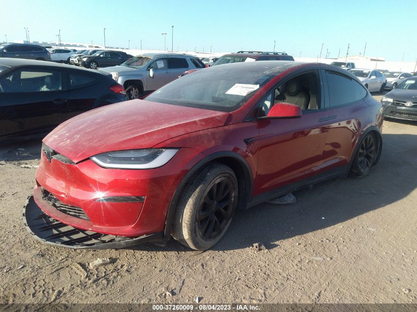 2023 TESLA MODEL X VIN: 7SAXCBE54PF369366