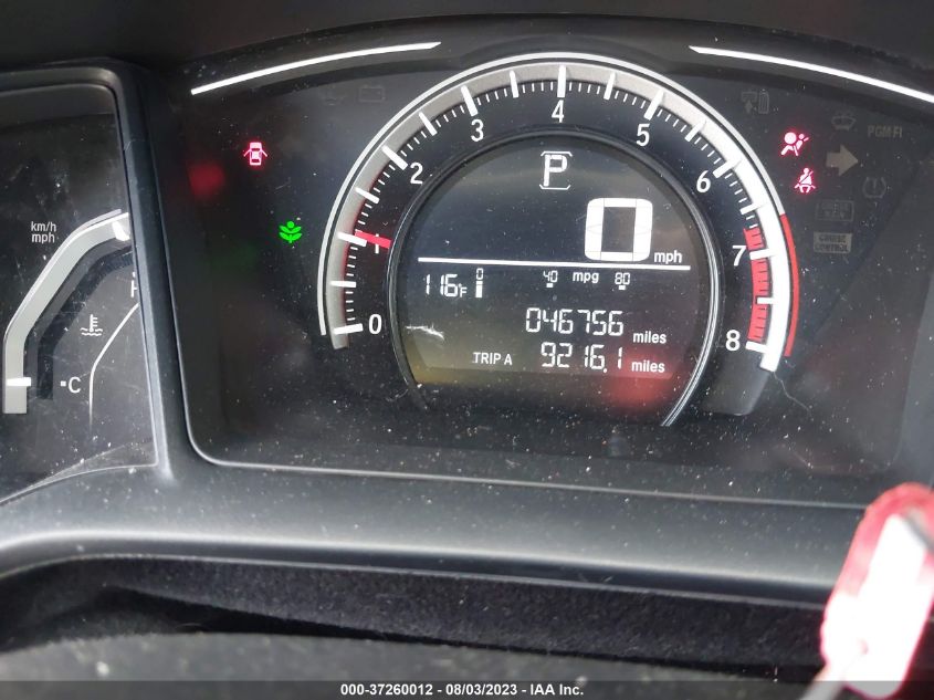 2018 HONDA CIVIC SEDAN LX - 19XFC2F59JE041199