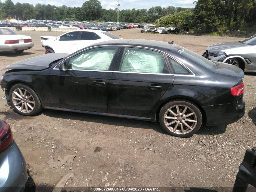 2014 AUDI A4 PREMIUM PLUS - WAUFFAFL8EN035604