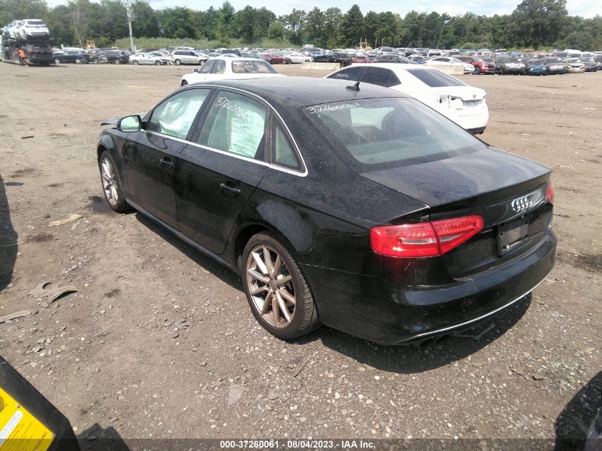 2014 AUDI A4 PREMIUM PLUS - WAUFFAFL8EN035604