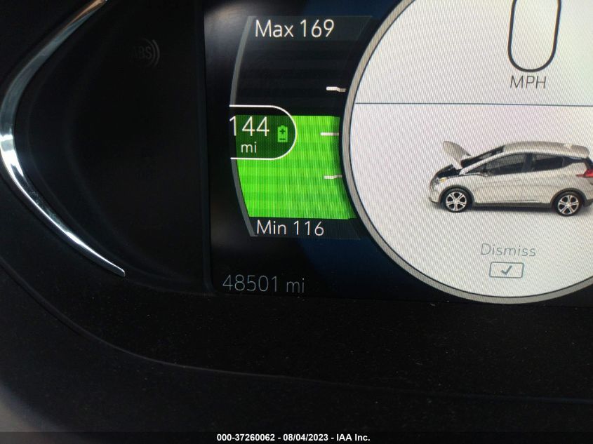 2020 CHEVROLET BOLT EV LT - 1G1FY6S00L4109602