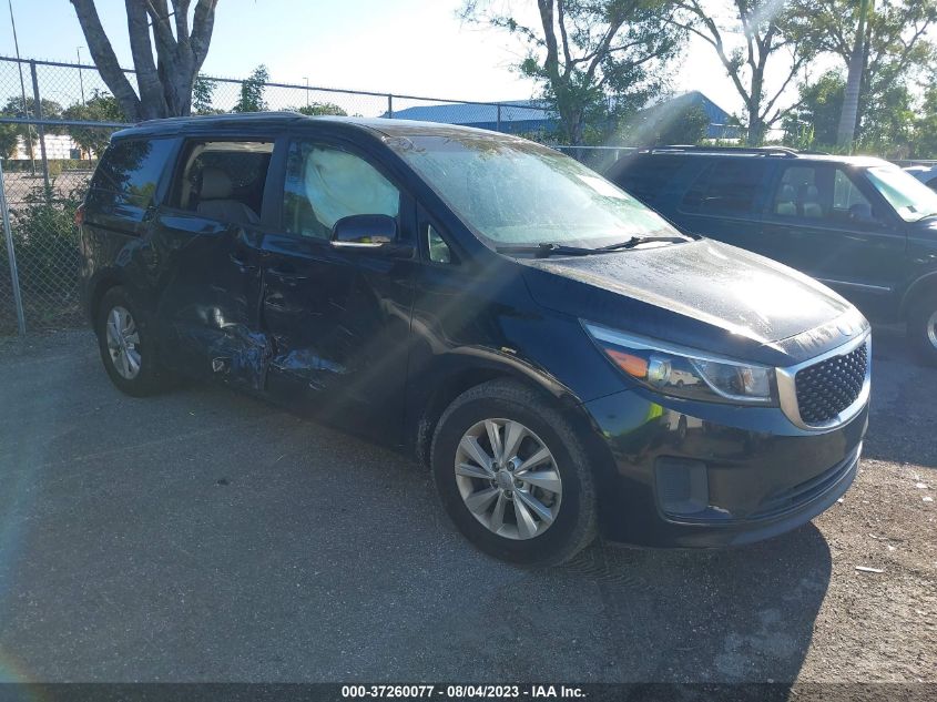 2017 KIA SEDONA LX - KNDMB5C11H6269369