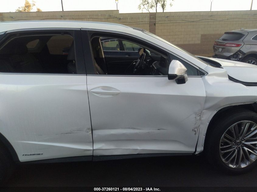 2020 LEXUS RX RX 450H - 2T2JGMDA2LC043576
