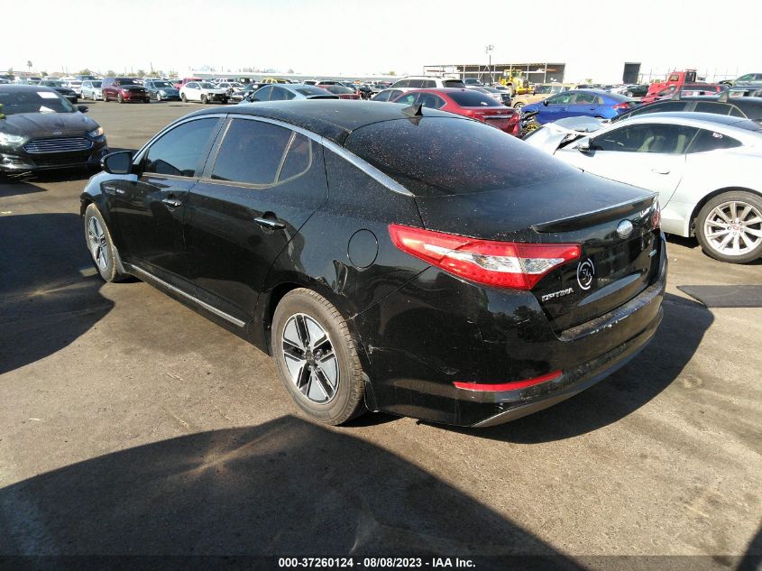 2013 KIA OPTIMA HYBRID LX - KNAGM4AD9D5041633