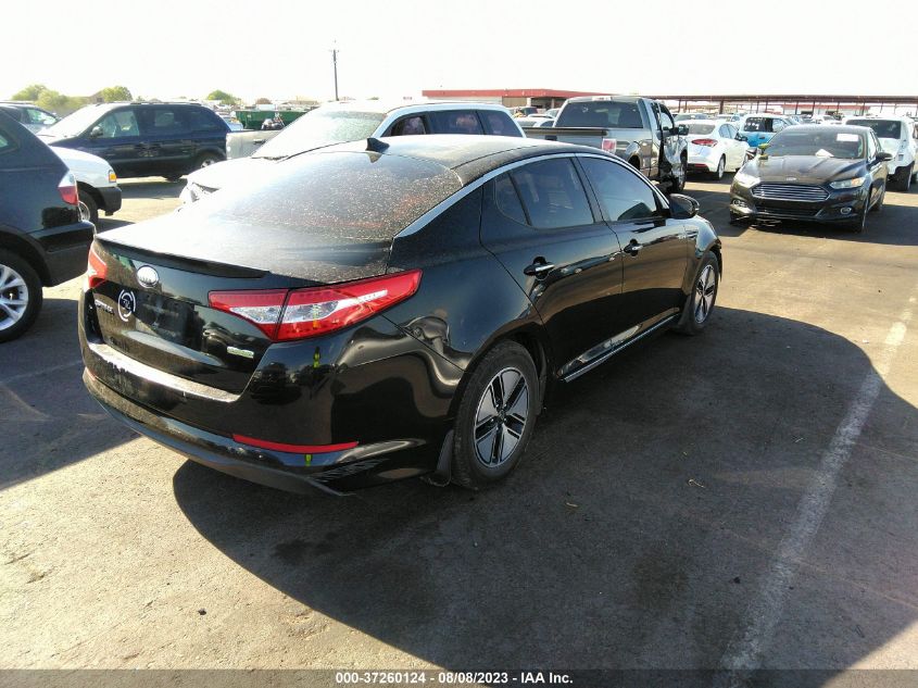 2013 KIA OPTIMA HYBRID LX - KNAGM4AD9D5041633