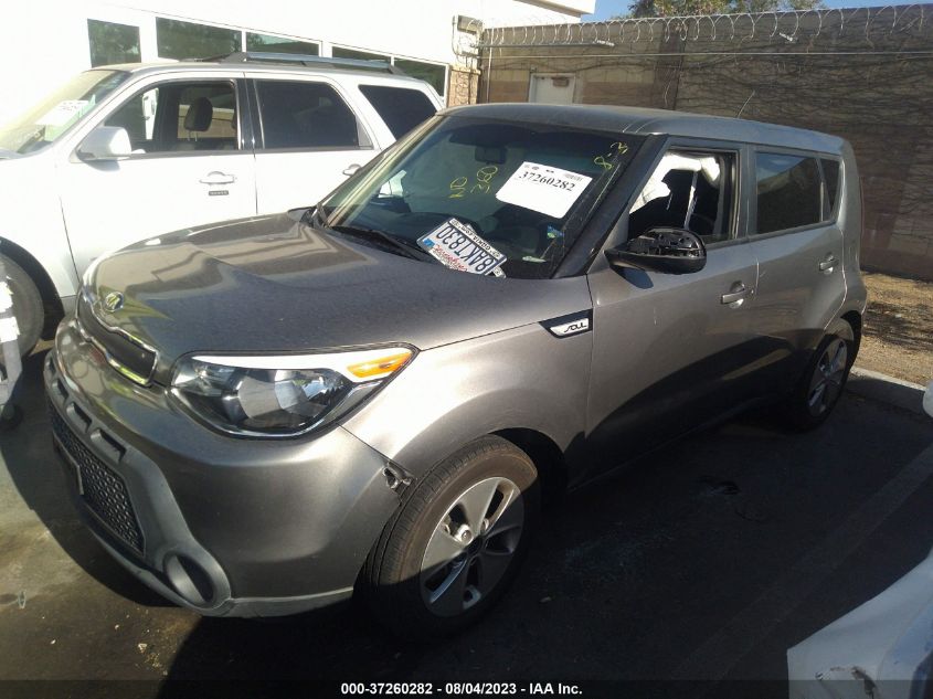 2016 KIA SOUL BASE - KNDJN2A23G7278541