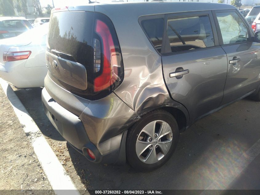 2016 KIA SOUL BASE - KNDJN2A23G7278541