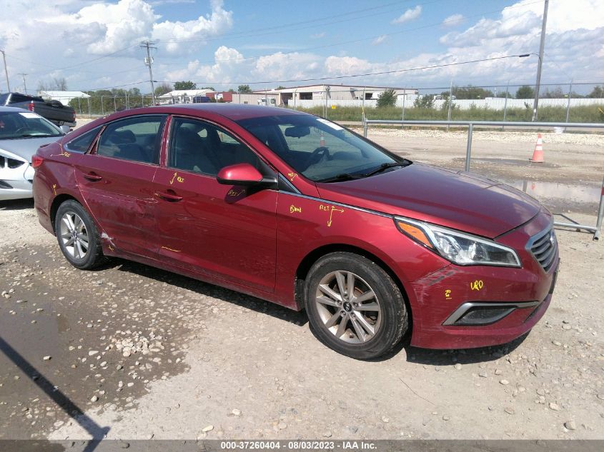 2016 HYUNDAI SONATA 2.4L SE - 5NPE24AF3GH279466