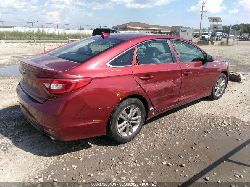 2016 HYUNDAI SONATA 2.4L SE - 5NPE24AF3GH279466