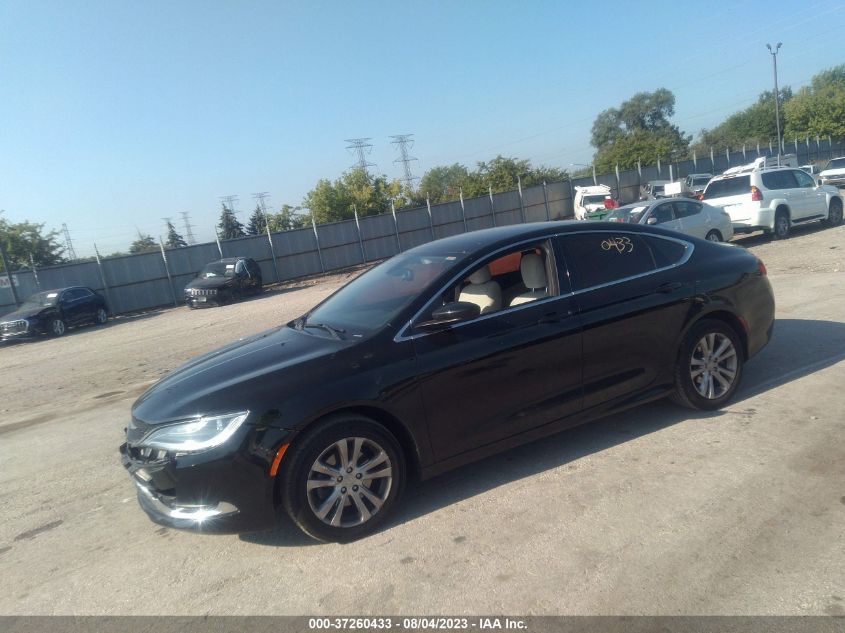 2015 CHRYSLER 200 LIMITED - 1C3CCCAB0FN537313