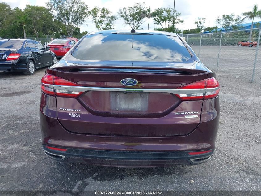 2017 FORD FUSION TITANIUM - 3FA6P0K97HR262908